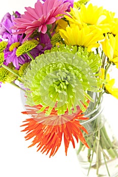 Colorful Spring Bouquet Of Flowers