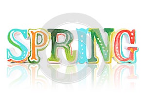 Colorful Spring Sign