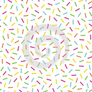 Colorful sprinkle seamless pattern