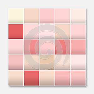 Colorful squares background frame, block soft pastel pink pastel