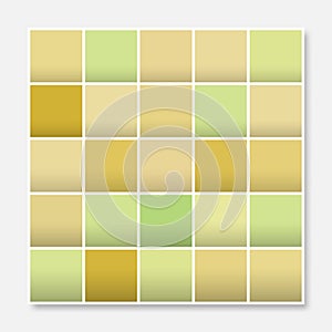 Colorful squares background frame, block soft pastel yellow