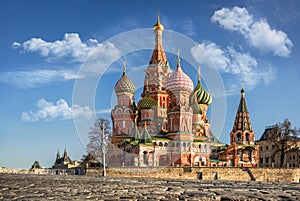 Colorful St. Basil's Cathedral on Red Square