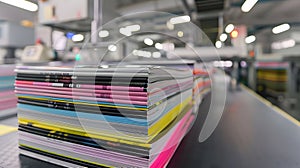 Stack of Printed Magazines