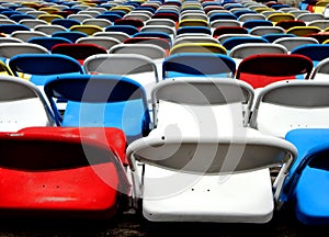 Colorful Stadium Chairs