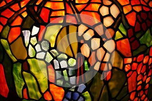 Colorful stained glass