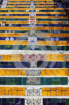 Colorful stairs of Escadaria Selaron, Rio de Janeiro