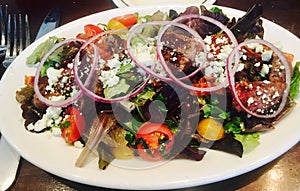 Colorful Steak salad