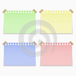 Colorful stickers square.