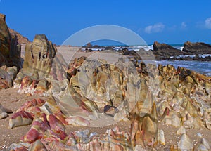 Colorful Stone Beach