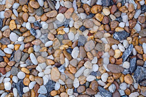 Colorful stone for decorate backdrop. stone used for spa background or texture tile wallpaper