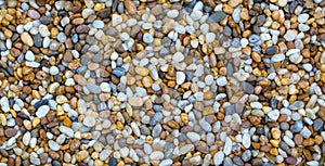 Colorful stone for decorate backdrop. stone used for spa background or texture tile wallpaper