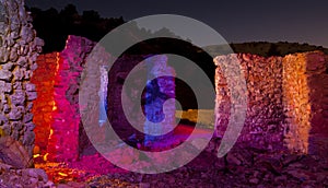 Colorful Stone Ruins