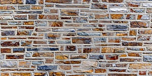 Colorful Stone Wall