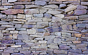 Colorful stone wall texture