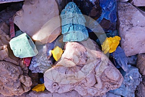 Colorful stones background
