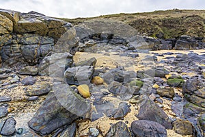 Colorful stones at higer bal cove