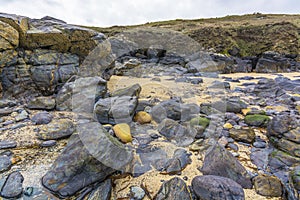 Colorful stones at higer bal cove photo