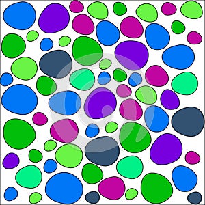 Colorful stones pattern