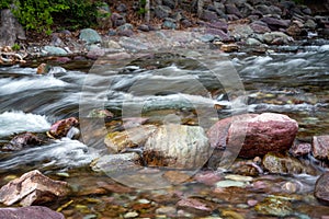 Colorful stones in Snyder Creek.