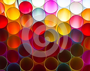 Colorful straw background