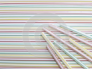 Colorful straw background