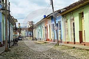 Colorful street in Trinidad (Cuba)