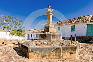 Colorful streets Barichara Santander Colombia photo