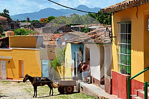 Colorful streets, colonial Trinidad