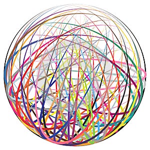 Colorful Strings Ball