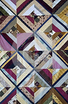 Colorful Strip Quilt