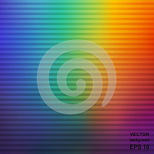 Colorful Striped Rainbow Abstract Background.