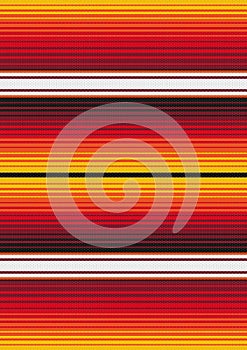 Colorful stripes background. Mexican style vector seamless pattern. Serape design. Ethnic boho fabric illustration. Western decor