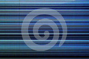 Colorful stripes on a broken LCD TV screen