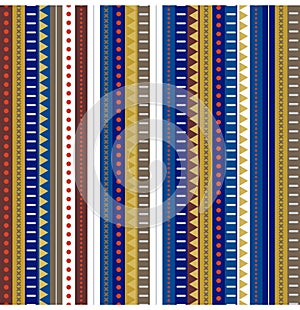 Colorful stripey seamless pattern