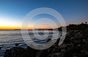 Sunset on the gulf coast of Florida