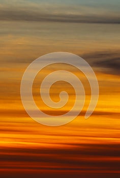 Colorful sunset sky background, vertical