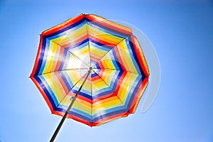 Colorful sunshade photo