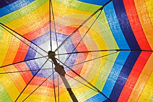 Colorful sunshade