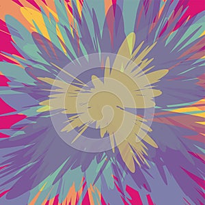 Colorful supernova blast background