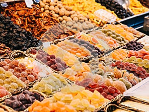 Colorful Sweet Jelly For Sale In Market