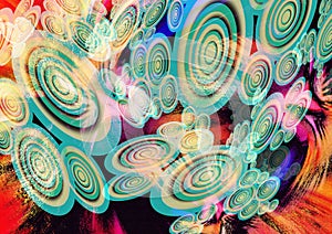 Colorful swirl image background image with beautiful effect