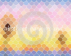 Colorful swirl rainbow polygon background or vector frame