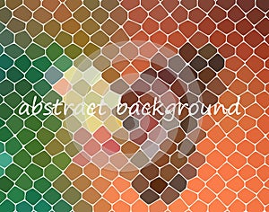 Colorful swirl rainbow polygon background or vector frame photo