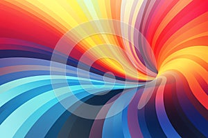 colorful swirls, AI generated