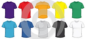 Colorful T-Shirt Template photo