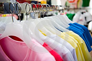 Colorful t-shirts