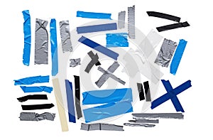 Colorful Tape Samples On White