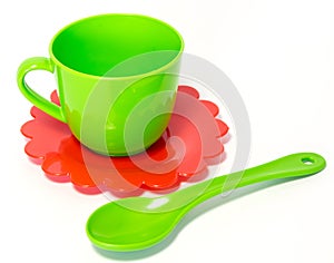 Colorful tea-set toy