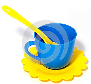 Colorful tea-set toy
