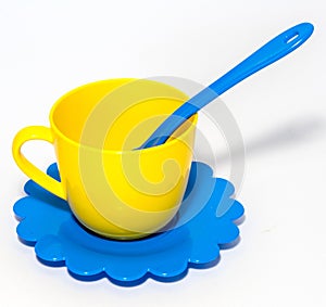 Colorful tea-set toy